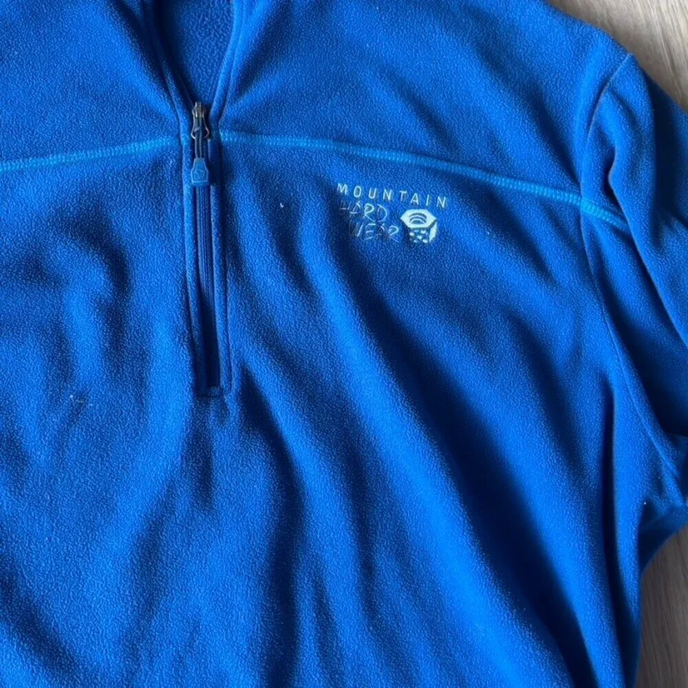 ** Mountain Hardwear quarter zip fleece pullover Blue Large